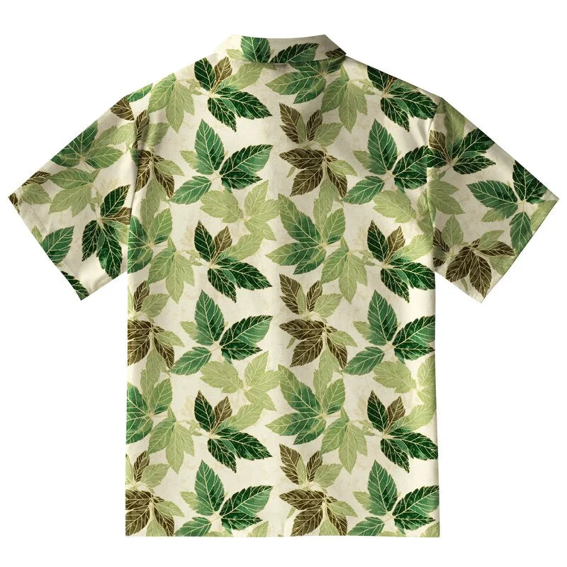 Green Leaf Escape Aloha Hawaiian Shirt
