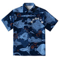 Various Types Of Fish Button-up Shirt