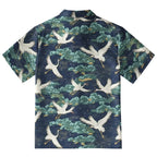 Cranes And Clouds Aloha Hawaiian Shirt