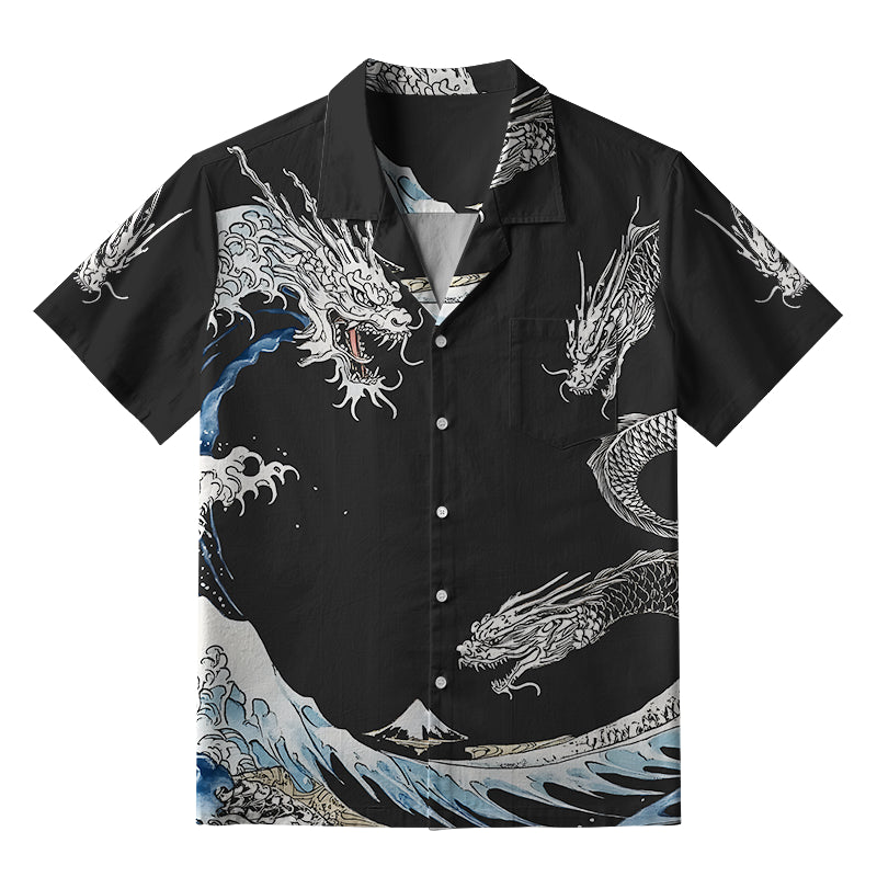 The Great Wave Off Dragon Hawaiian Shirt