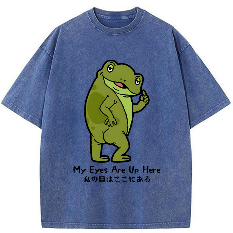 My Eyes Are Here Washed T-Shirt