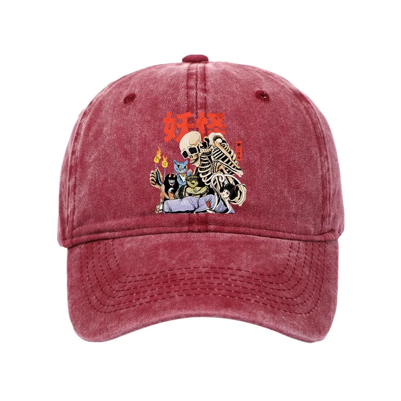 The Yokai Club Washed Cap