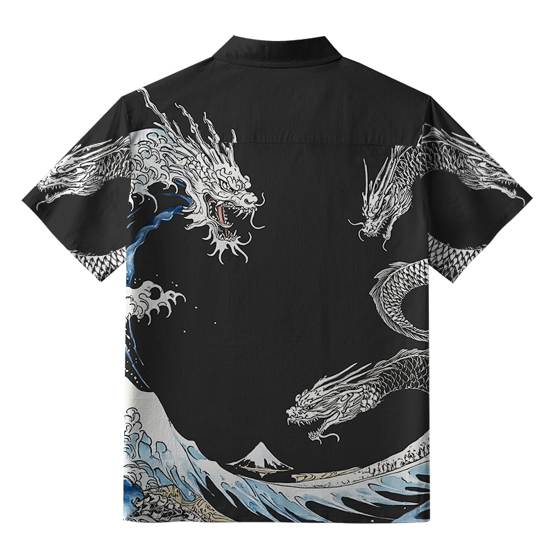 The Great Wave Off Dragon Hawaiian Shirt