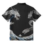 The Great Wave Off Dragon Button-up Shirt