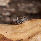 Retro Wave Clouds Ring