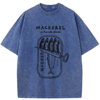 Sardine Fish In Tomato Sauce Washed T-Shirt