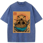 Opossum Eats Ramen Washed T-Shirt