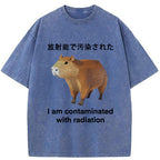 Capybara Contaminated By Radiation Washed T-Shirt