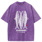 Sardines Market Washed T-Shirt