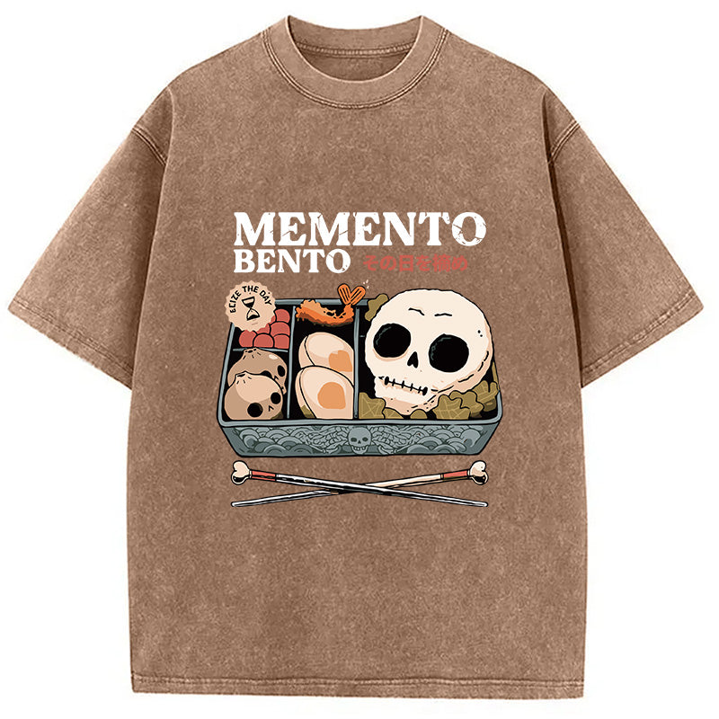 Memento Bento Skull Washed T-Shirt