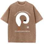 Funny Neck Stretch Of Zen Washed T-Shirt