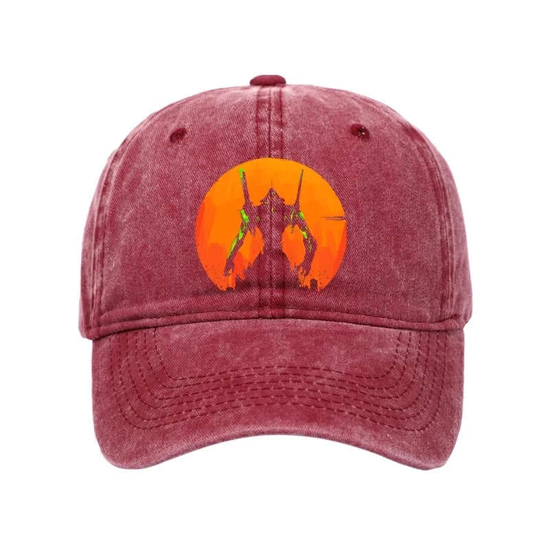 Robot Warrior Vintage Washed Cap
