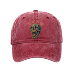 Terrifying And Disgusting Skull Washed Cap