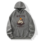 Capybara Hot Spring Washed Hoodie