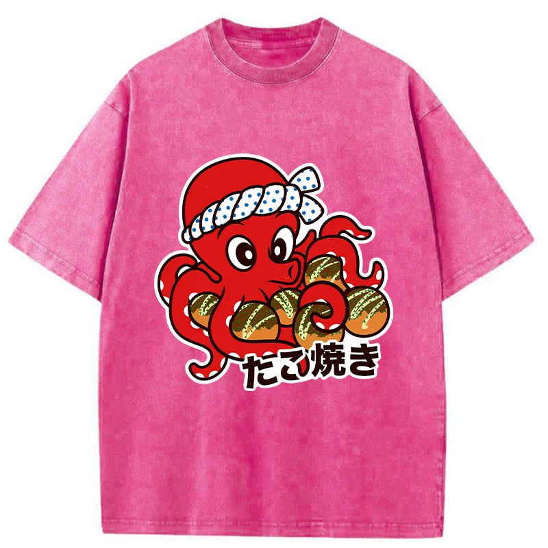 Homemade Takoyaki Washed T-Shirt