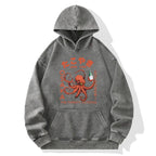 Octopus Drinks Soju Washed Hoodie