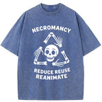 Unisex 3R Skull  Washed T-Shirt