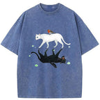 Unisex Opposite Underwater World Washed T-Shirt
