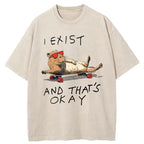 Unisex Existentially Chill Washed T-Shirt