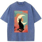 Unisex The Crescent Watcher Washed T-Shirt