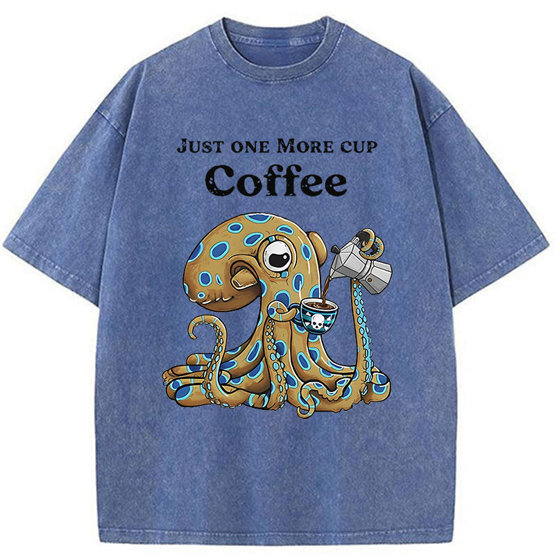Unisex Poisoned Coffee Washed T-Shirt