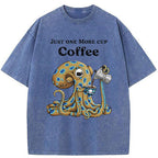 Unisex Poisoned Coffee Washed T-Shirt