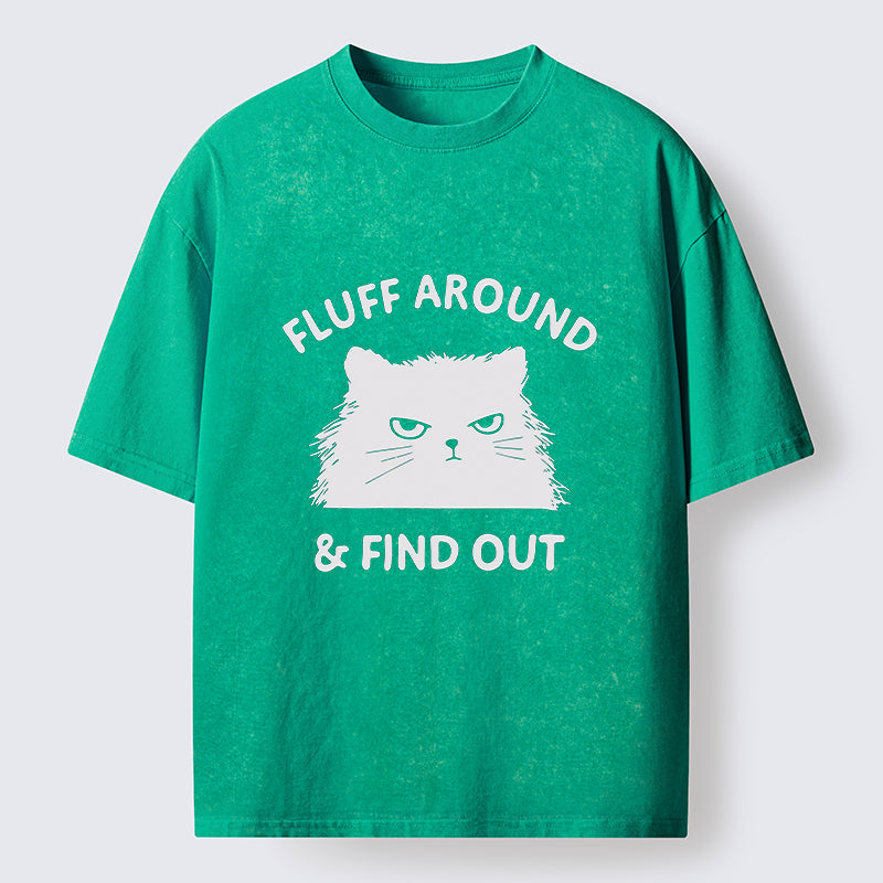 Unisex Cat's Mockery Washed T-Shirt