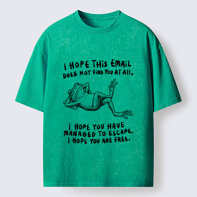 Unisex I Hope You Can Be Free Washed T-Shirt