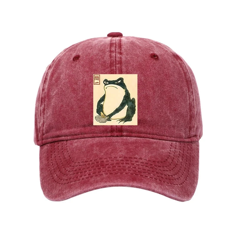 Matsumoto Hoji Japanese Frog Washed Cap