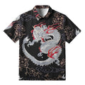 Sakura And Dragon Button-up Shirt