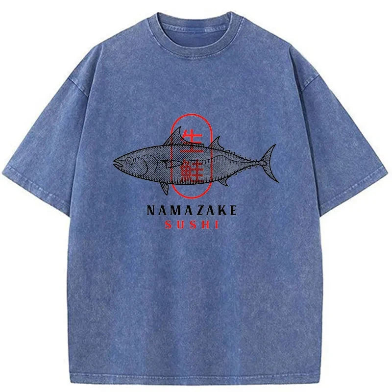 Fish Japanese Washed T-Shirt