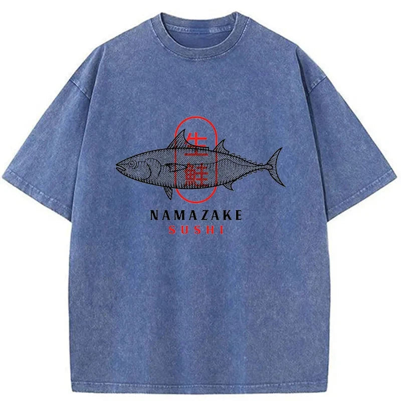 Fish Japanese Washed T-Shirt