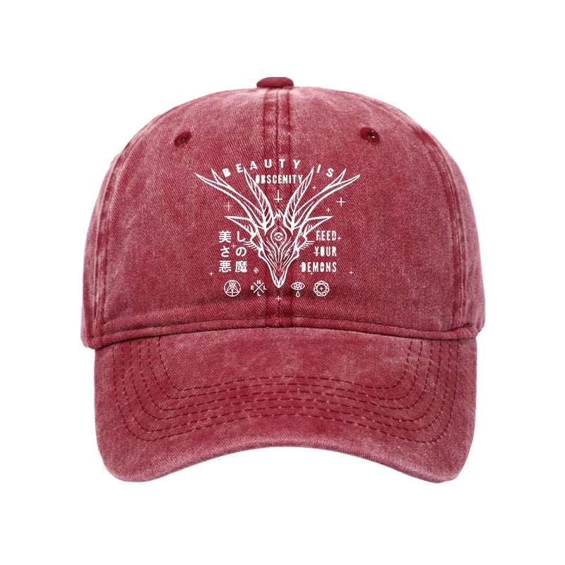 Beautiful Devil Japanese Washed Cap