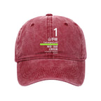 Tokyo Yamanote Line Platform Sign Washed Cap