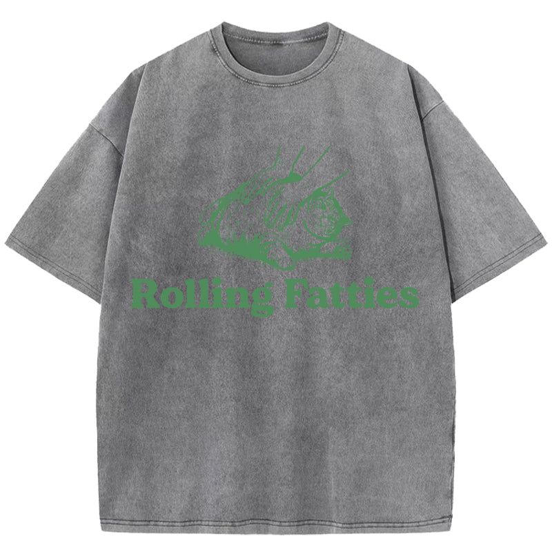 Rolling Fatties Washed T-Shirt