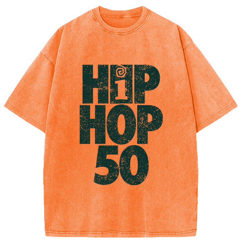 Hip Hop 50 Logo Washed T-Shirt