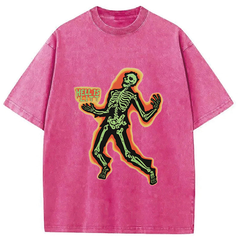 HELL IS LIT Washed T-Shirt