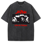 Japan Life in Tokyo Sylvian Synth Washed T-Shirt