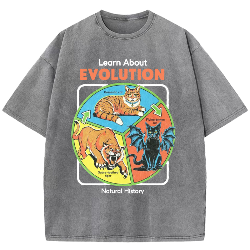 Learn About Evolution Washed T-Shirt