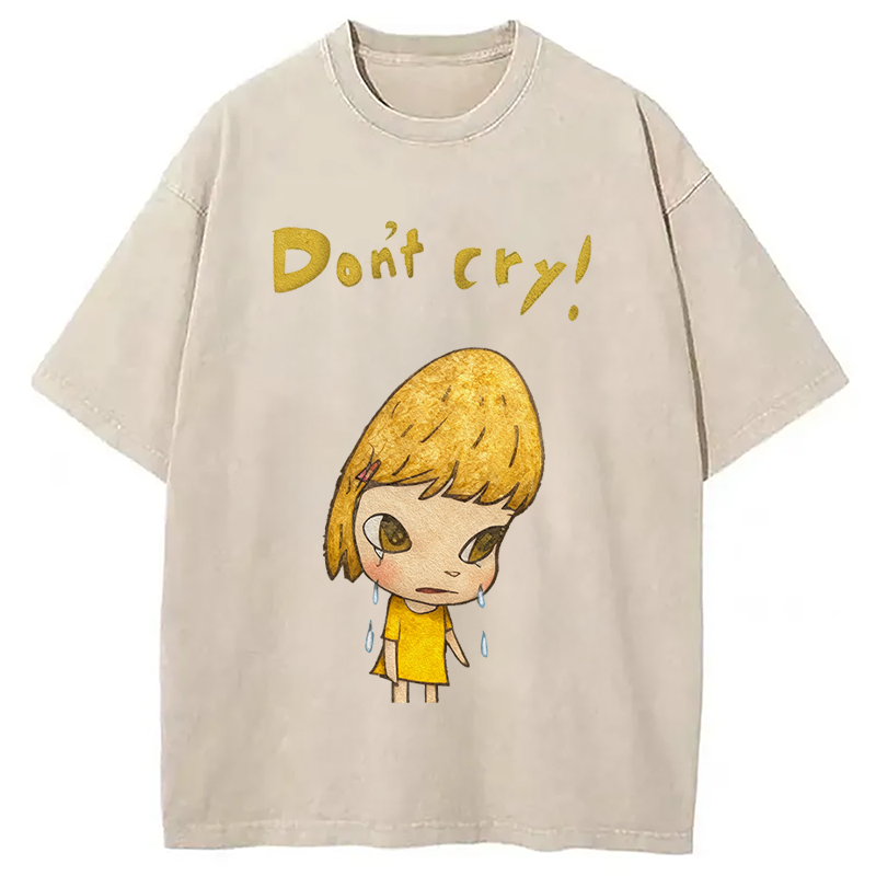 Don't Cry Girl Washed T-Shirt