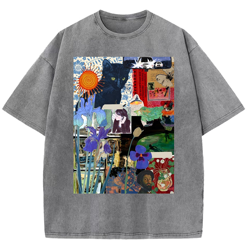 Where Iris Dreams Washed T-Shirt