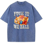 It We Ball Meme Washed T-Shirt