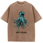 Dirty Heads Blue Octopus Washed T-Shirt