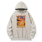 I Can't Eat Gluten Funny Meme Washed Hoodie