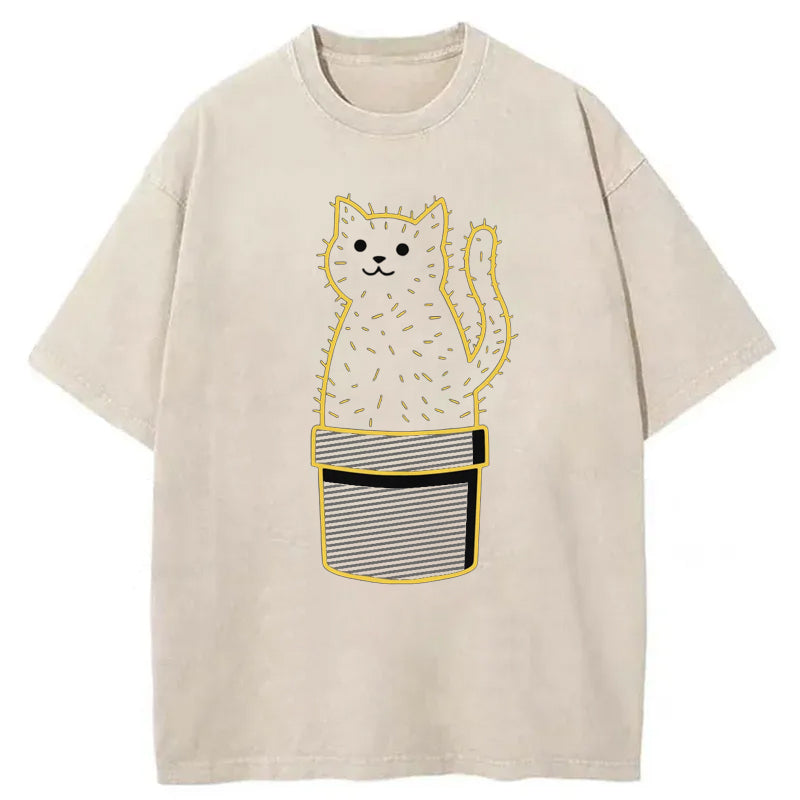 Catcus Washed T-Shirt