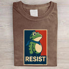 Portland Frog Vintage Washed T-shirt  Art Print T-Shirt