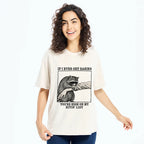 Unisex Raccoon Bites Washed T-Shirt
