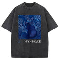 Cat Vintage Washed T-Shirt