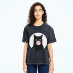 Bubble Cat Washed T-Shirt