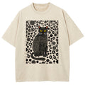 Cat Vintage Washed T-Shirt
